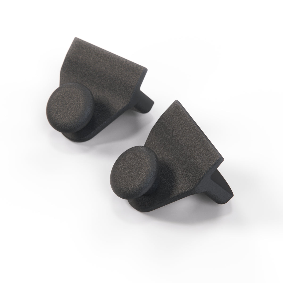Volkswagen Golf Scirocco Jetta Parcel Shelf Strap Bracket Set of 2 Black (171867777)