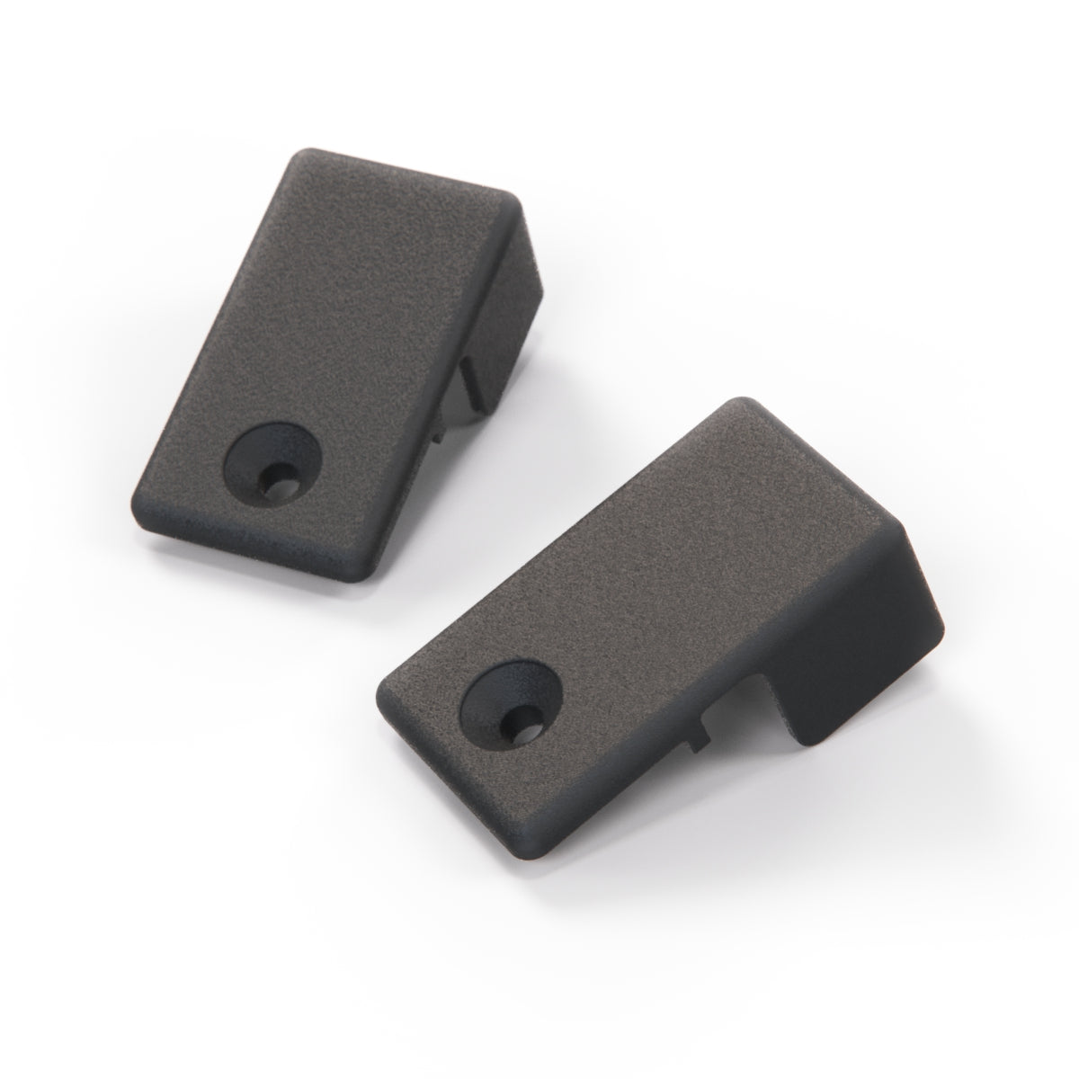 Volkswagen Golf Scirocco Rear Parcel Shelf Trunk Cover Mount Set of 2 Black (171867780)