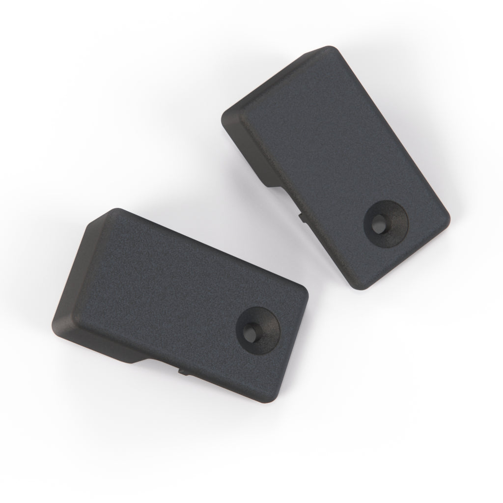 Volkswagen Golf Scirocco Rear Parcel Shelf Trunk Cover Mount Set of 2 Black (171867780) — view 2