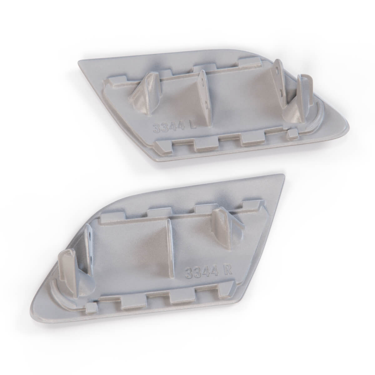 Volkswagen Jetta Golf Headlight Washer Cap Cover Set of 2 Left or Right — view 4