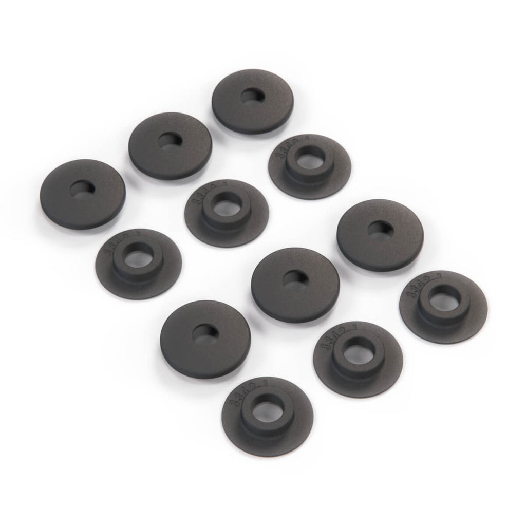 Volkswagen Jetta Golf Mk4 Passat B5 Floor Mat Carpet Retention Clip Set of 6 Black — view 5
