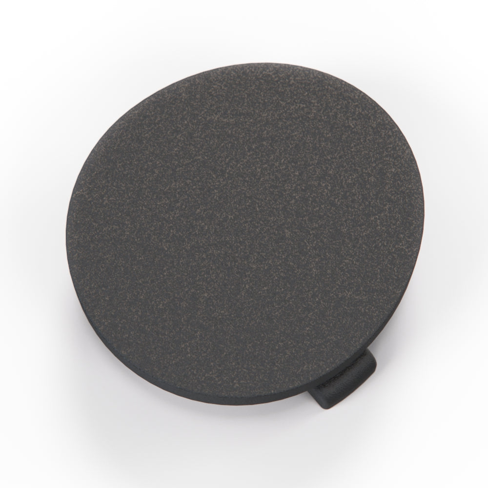 Volkswagen New Beetle Front Bumper Tow Hook Cover Cap Black or Primed (1C0807241A) — view 5