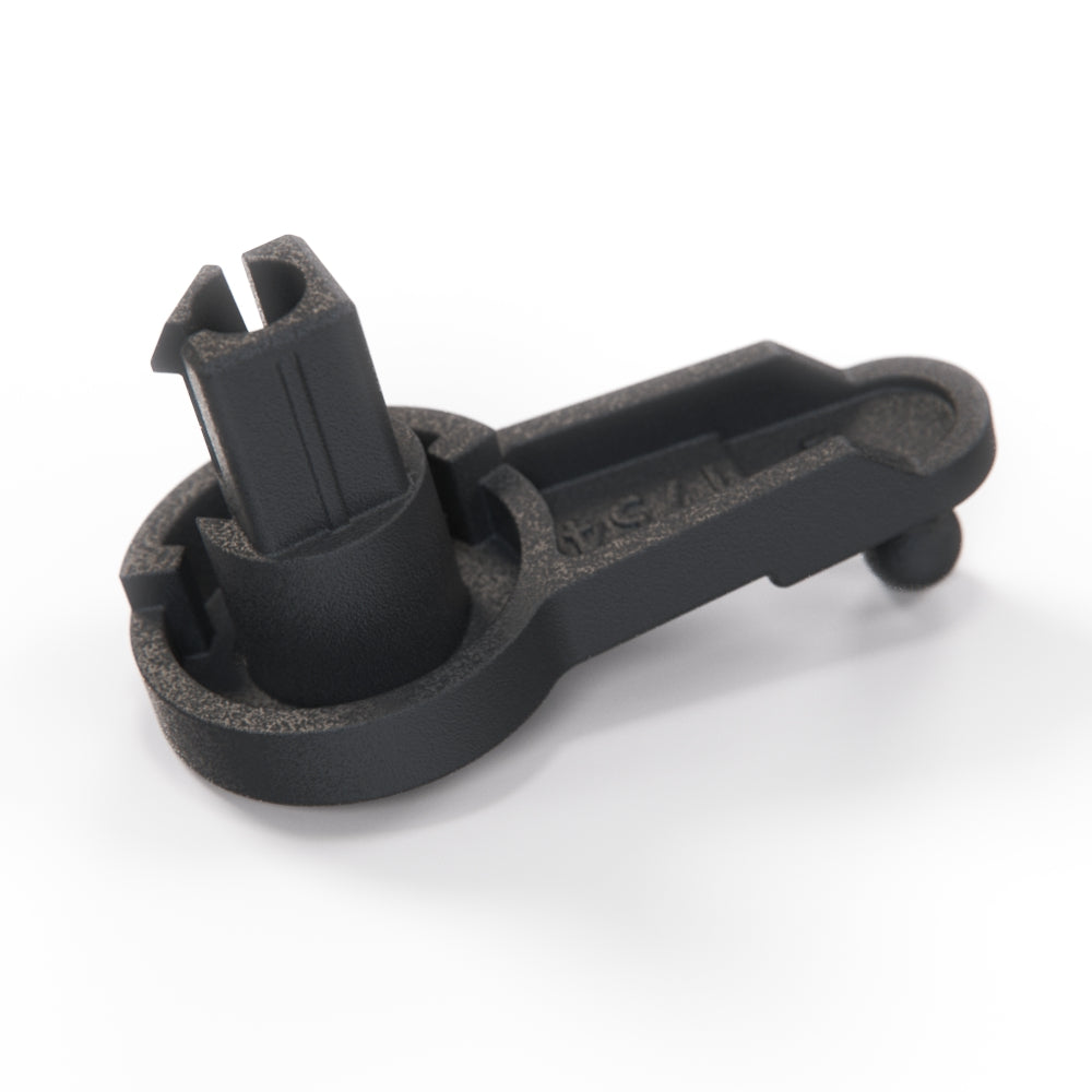 Volkswagen New Beetle Top Crank Arm Left or Right Black (1Y0871449A / 1Y0871450A) — view 3