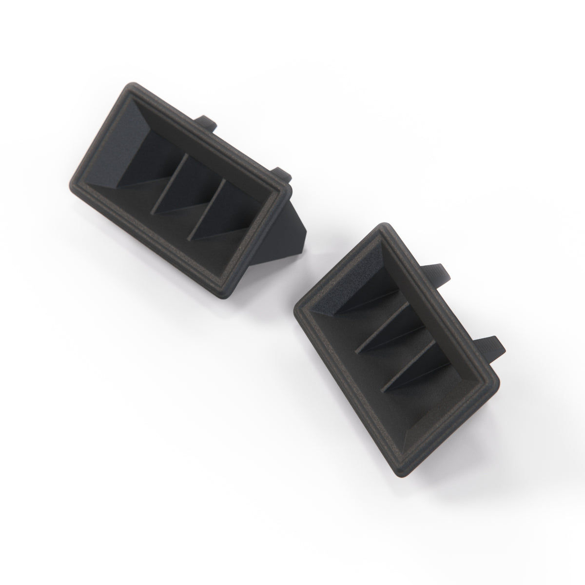Volkswagen Passat Quantum Santana Air Vent Nozzles Set of 2 Left and Right Black (321819705F & 321819706D)
