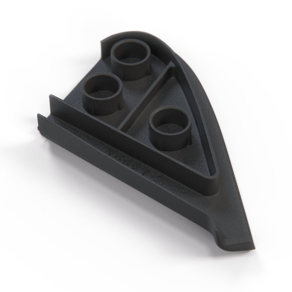 Volkswagen Passat Santana Door Side Mirror Cover Left or Right Black (321837993A / 321837994) — view 3