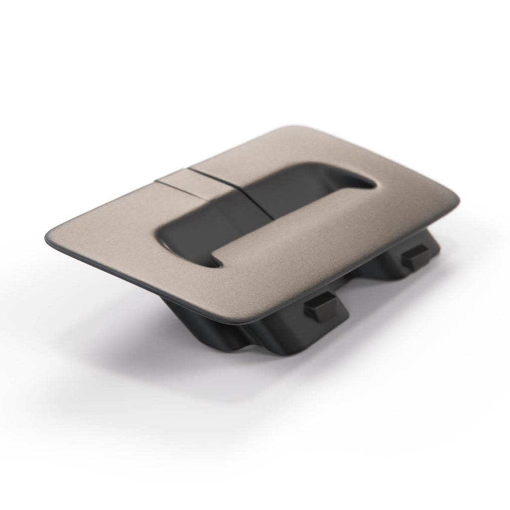 Volkswagen Phaeton Central Seat Belt Trim Cover Rear Seat Bench — view 5
