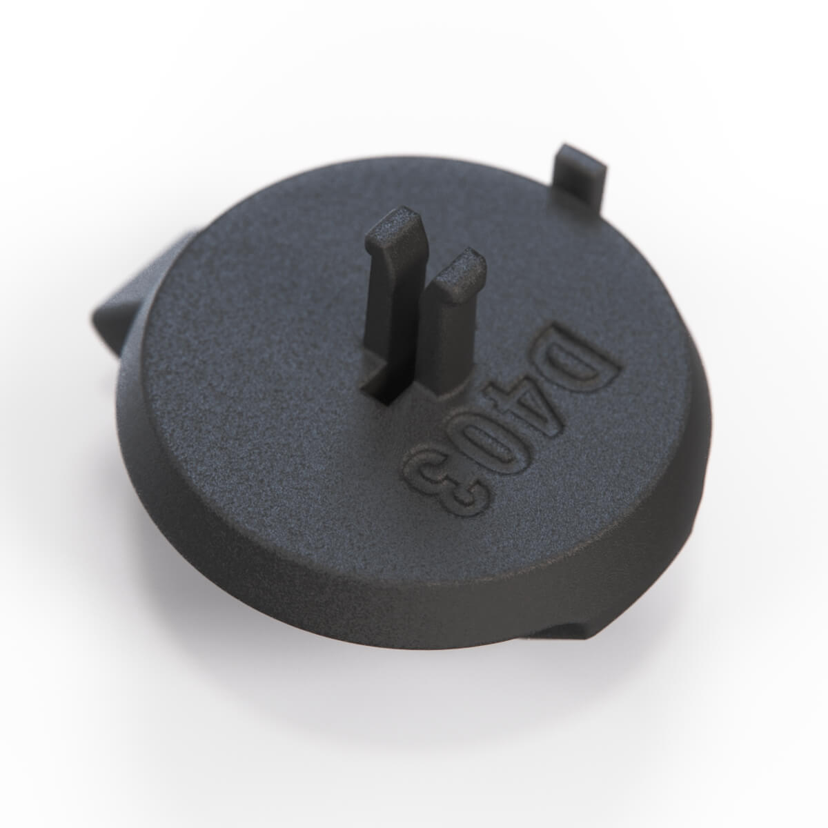 Volkswagen Polo Vento Jetta Touran Rear Roof Reading Light Knob Switch Primed or Black (6Q0947291A) — view 3