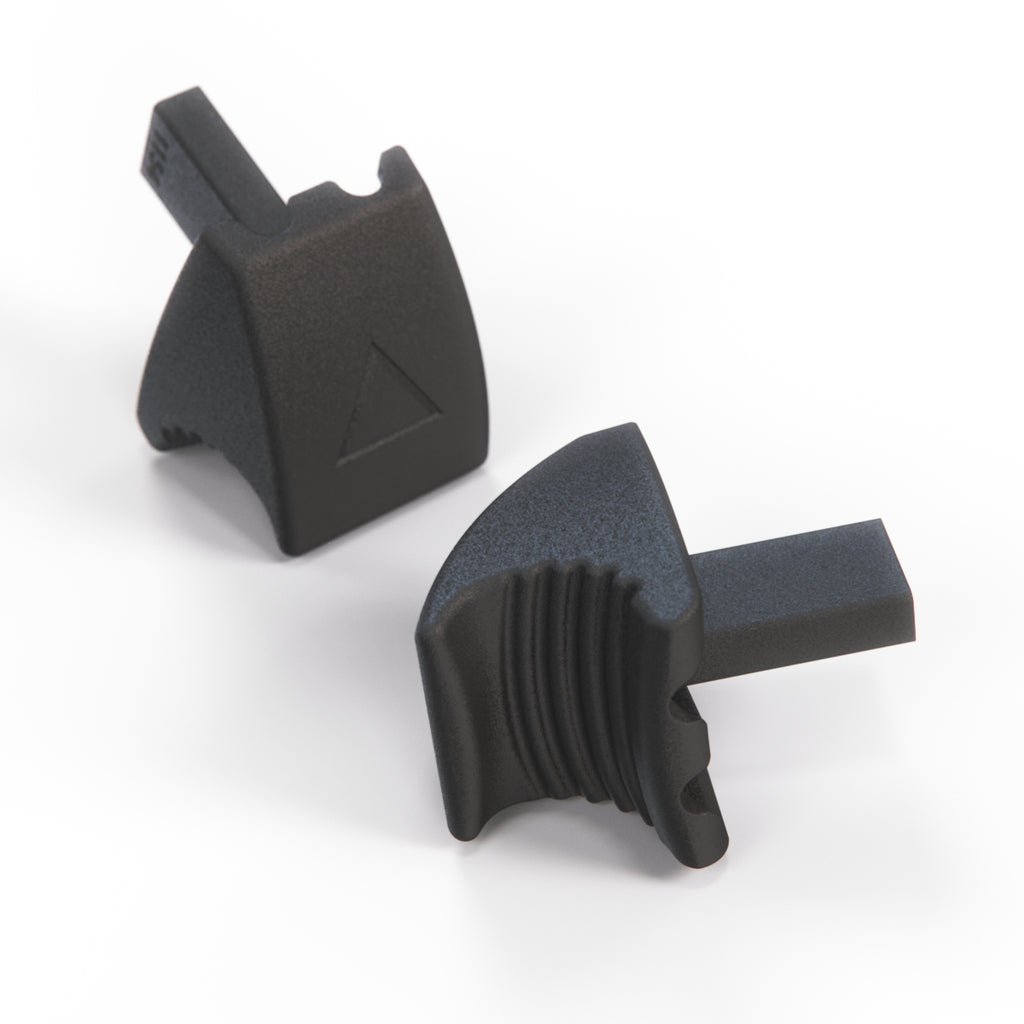 Volkswagen/Porsche Seat Release Knob Set of 2 Black (113881633E) — view 2