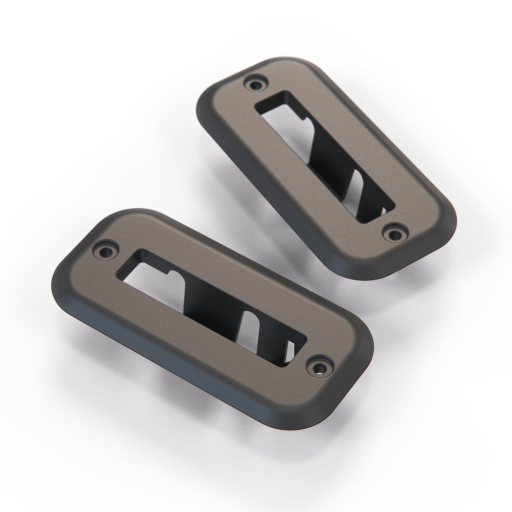 Volkswagen Sharan Carpet Interior Trim Cover Seat Set of 2 Black (7M0883087F)