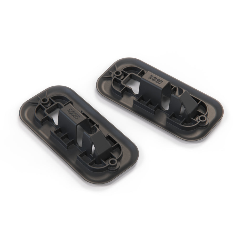 Volkswagen Sharan Carpet Interior Trim Cover Seat Set of 2 Black (7M0883087F) — view 3