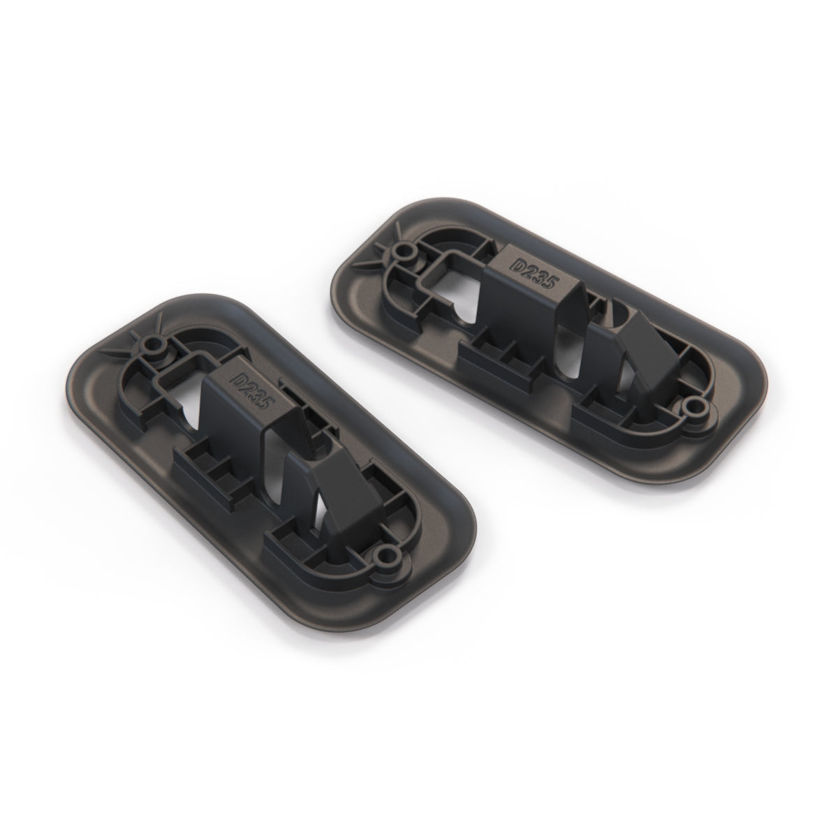 Volkswagen Sharan Carpet Interior Trim Cover Seat Set of 2 Black (7M0883087F) — view 3