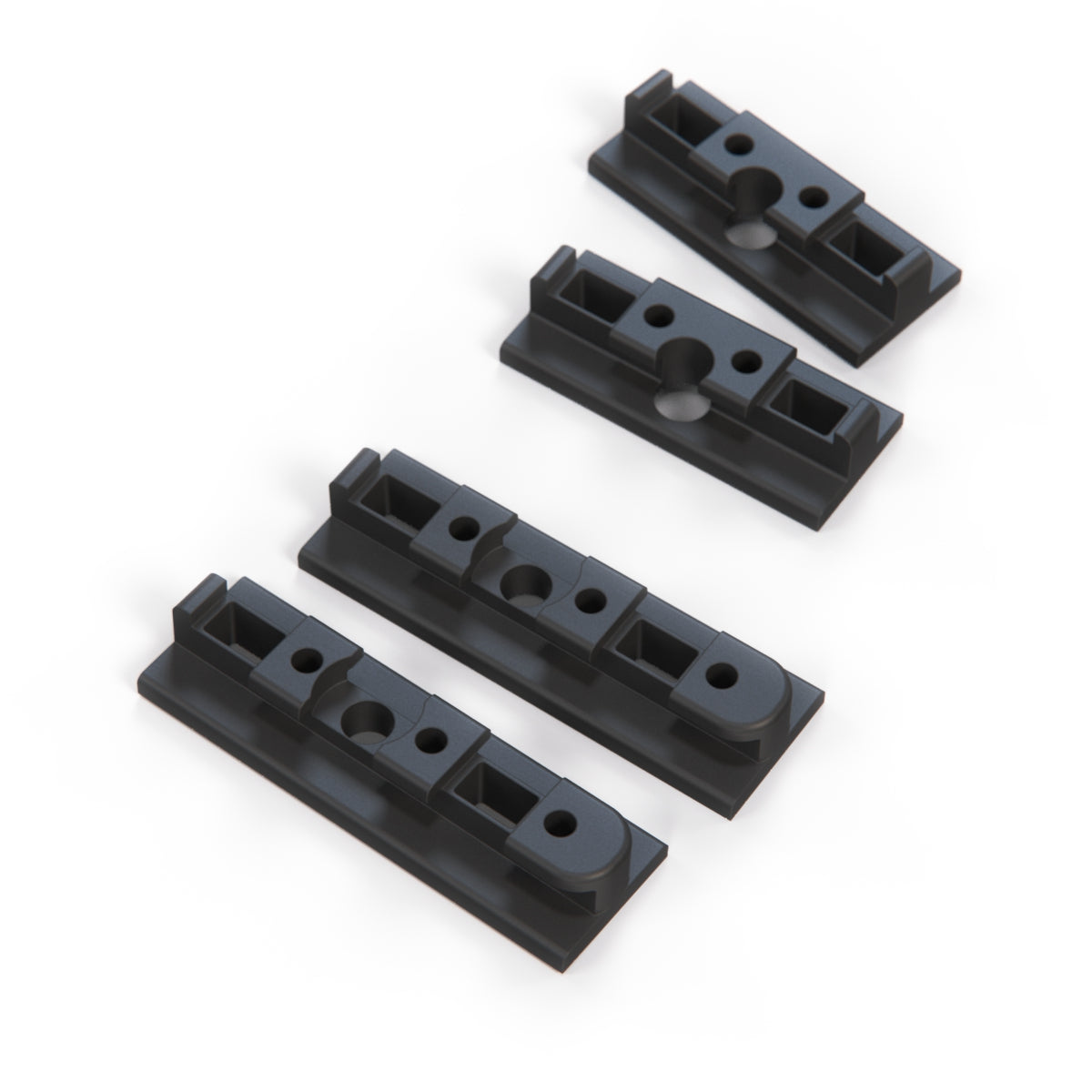 Volkswagen T4 Multivan II Set of Gliders for Swivel Seats Black (7D0883225C & 7D0883225E) — view 2