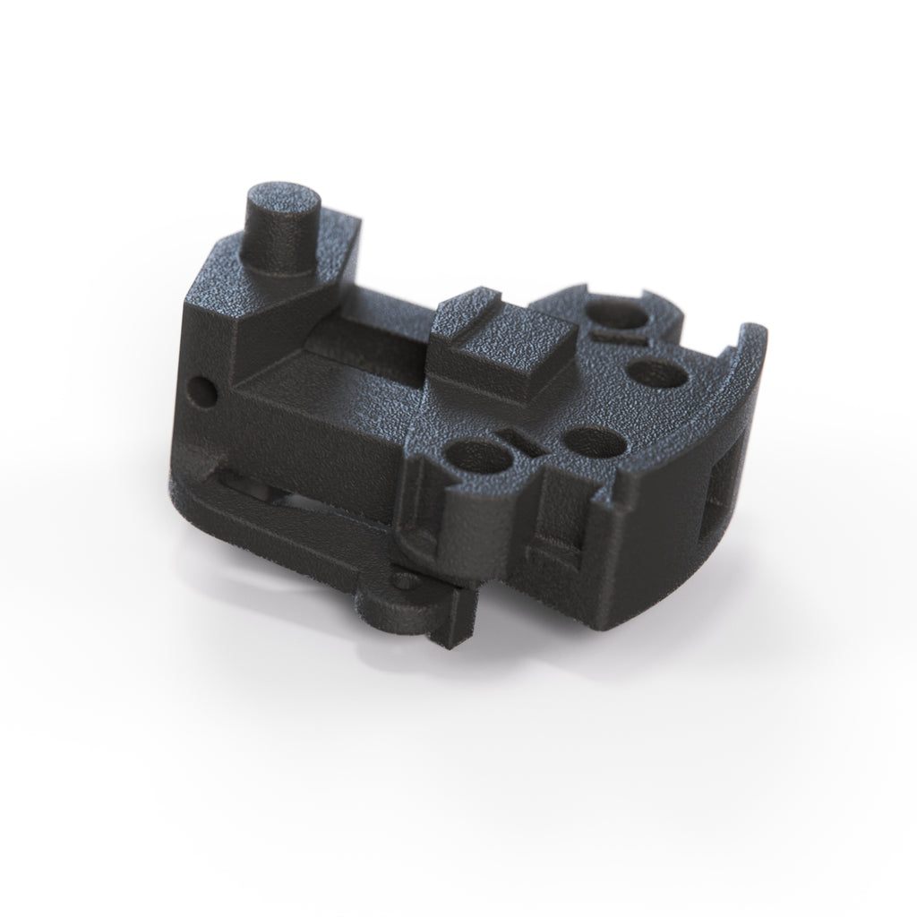 Volkswagen Transporter T2 Turn Signal Switch Housing for 5mm or 6mm Stalk Black (211953513J / 211953509H) — view 2