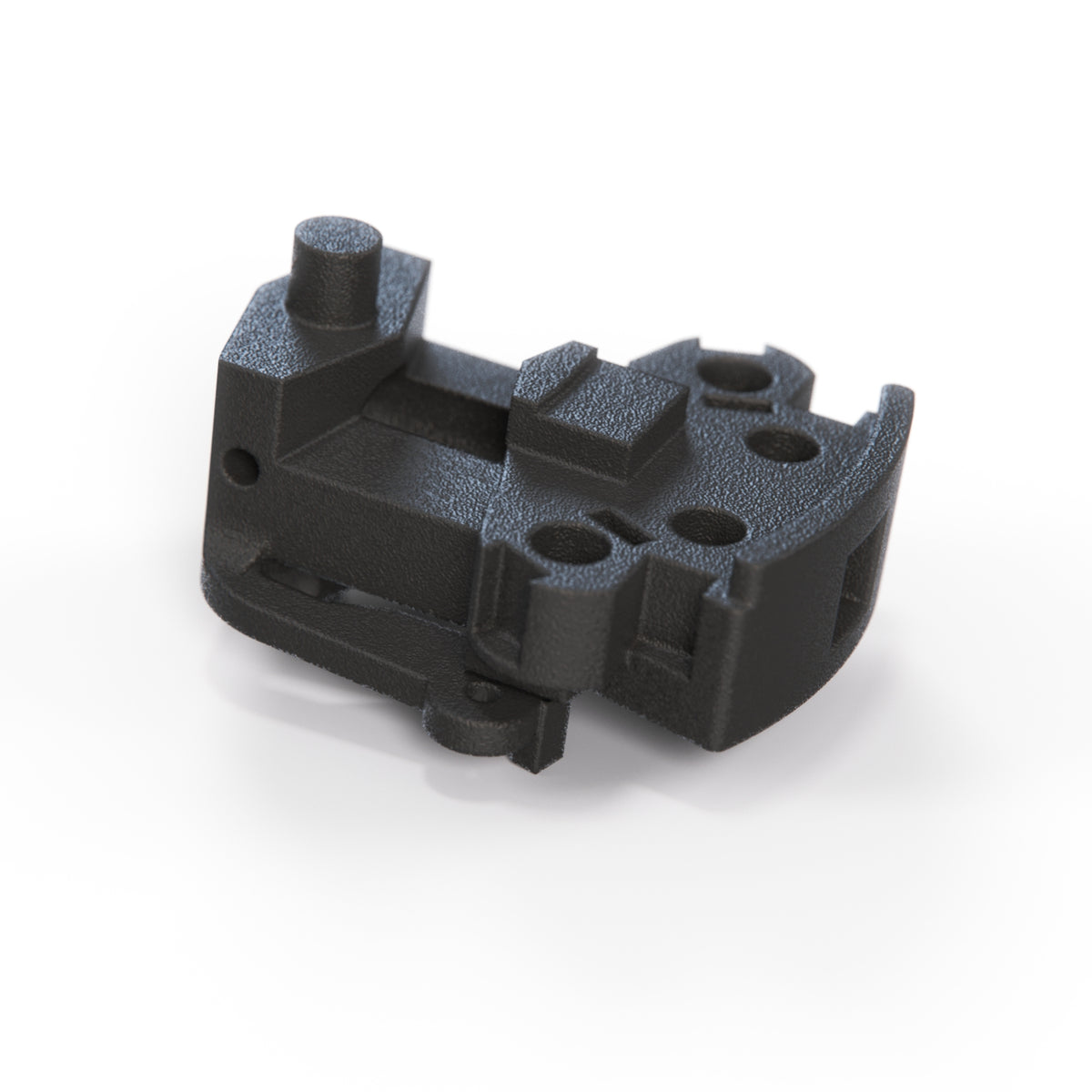 Volkswagen Transporter T2 Turn Signal Switch Housing for 5mm or 6mm Stalk Black (211953513J / 211953509H) — view 2
