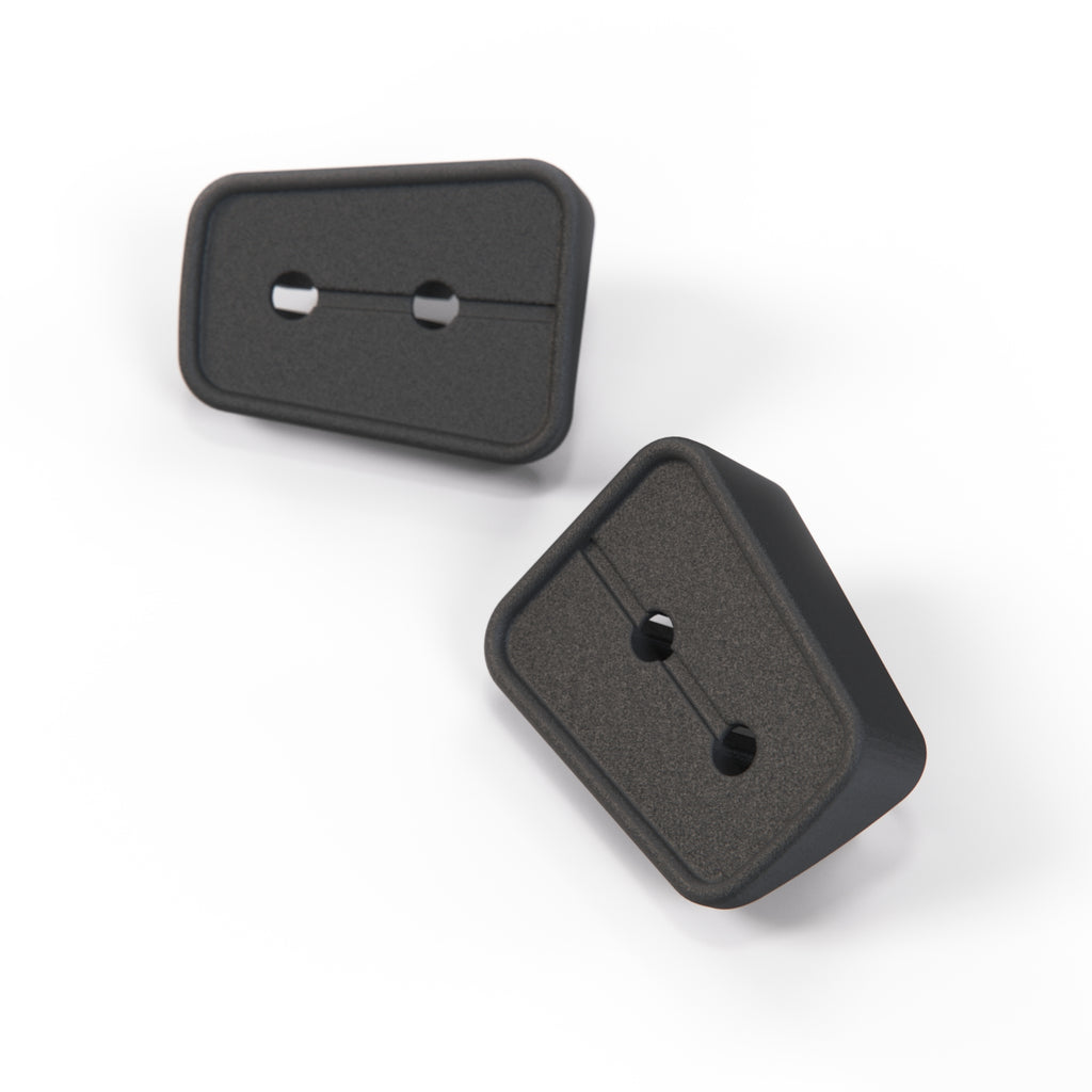 Volkswagen Transporter T3 A Pillar Grab Handle Wedge Left and Right Black (251857615 / 251857616)