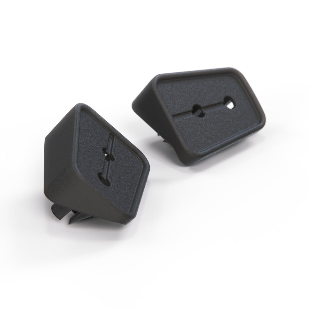 Volkswagen Transporter T3 A Pillar Grab Handle Wedge Left and Right Black (251857615 / 251857616) — view 2