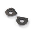 Volkswagen Transporter T3 Wiper Spindle Spacer Ring Pair Set of 2 RHD Black (252955251)