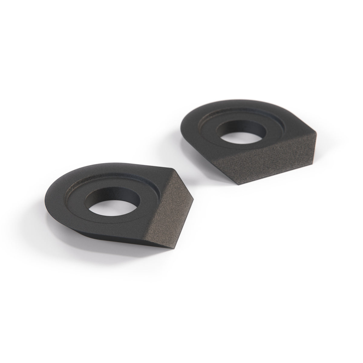 Volkswagen Transporter T3 Wiper Spindle Spacer Ring Pair Set of 2 RHD Black (252955251) — view 2