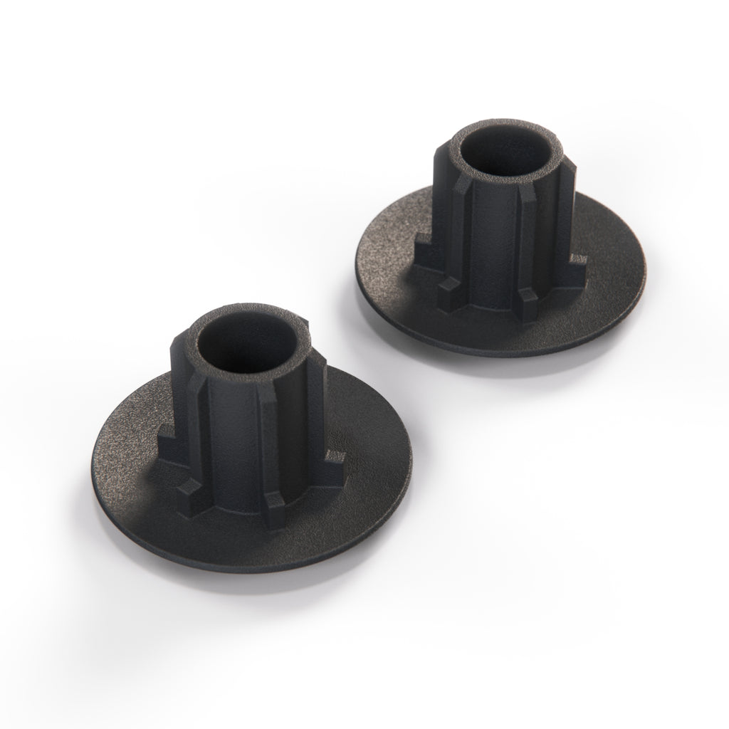 Volkswagen Transporter T4 Seat Armrest Screw Plug Cap Set of 2 Primed or Black (7D0881979) — view 3