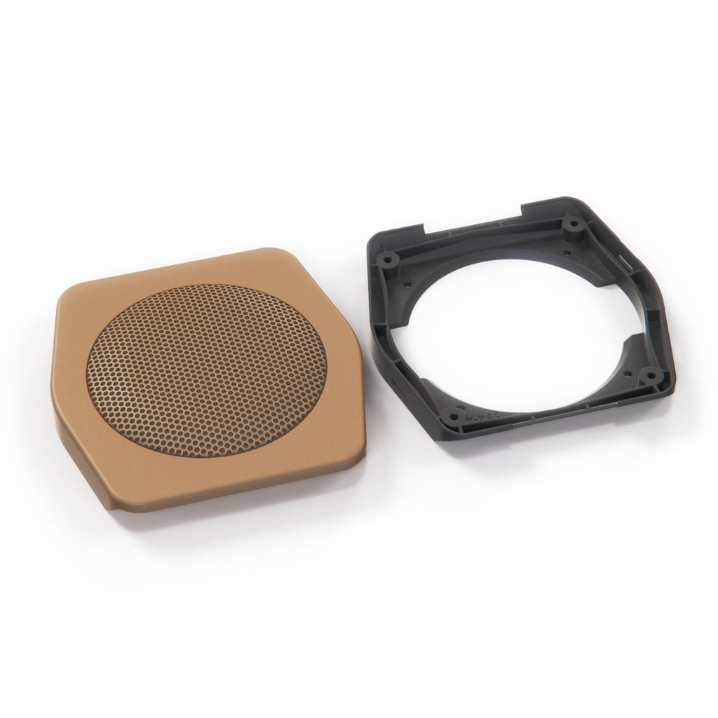 Volvo 240 / 260 Front Door Speaker Mount And Cover 1384655 / 1384636 — view 2
