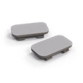 Volvo 440 / 460 Front Bumper Headlight Washer Cansel Cap Set of 2 Primed (3434366)
