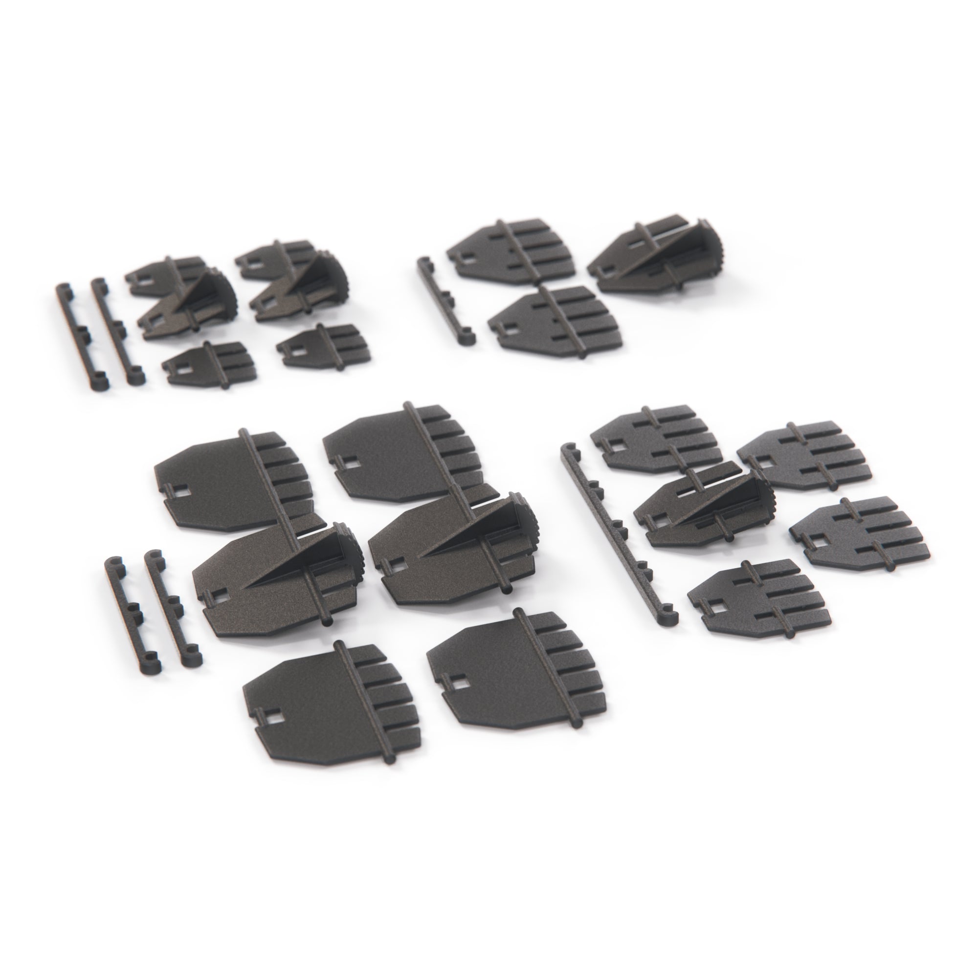 Volvo 480 Air Vent Repair Kit Stick And Holder Compartments For 6 Grilles — view 3