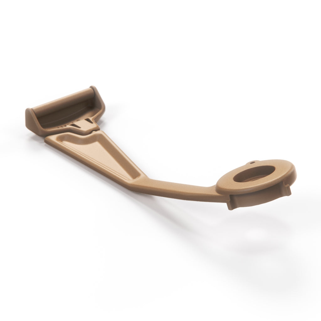 Volvo 480 Seat Belt Extending Arm Cover Left or Right Black Saddle or Gray (3450814 / 3450816 & 3450818 & 3450820) — view 4