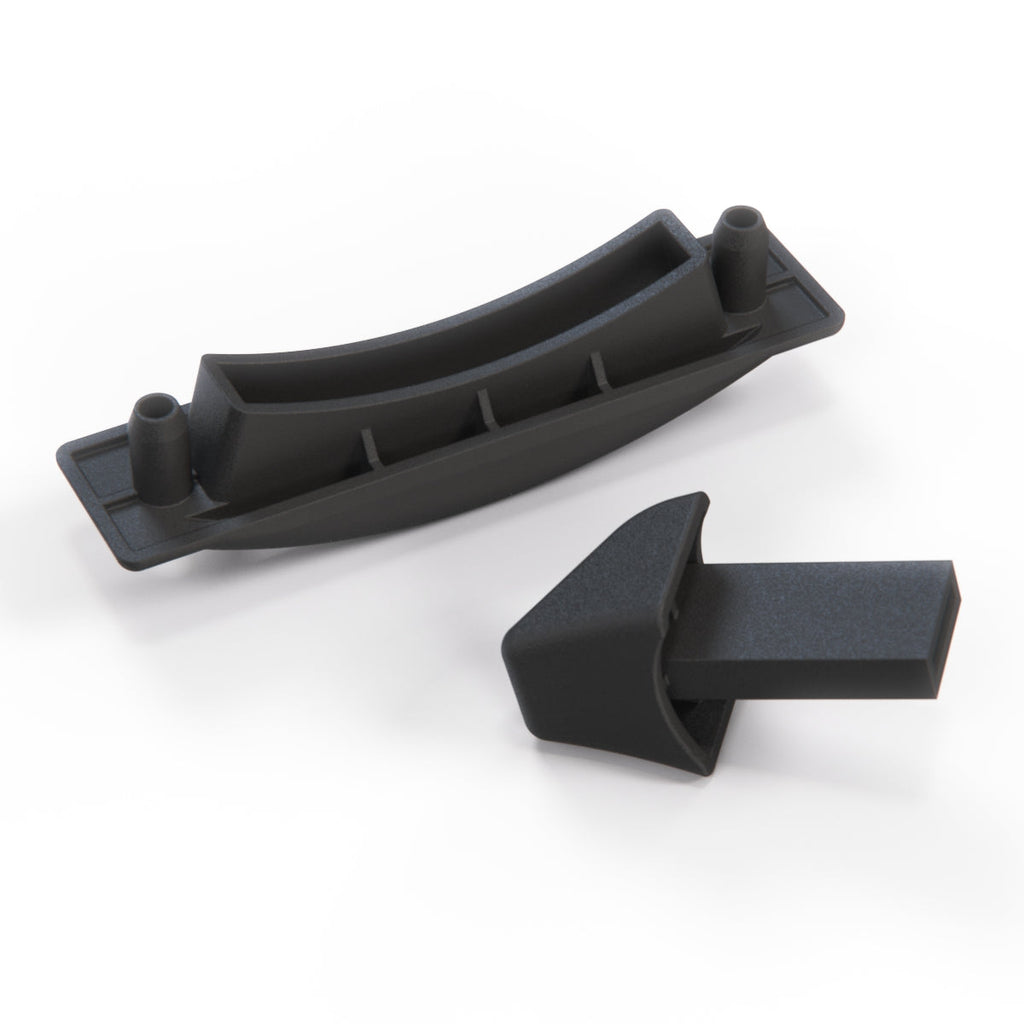 Volvo 480 Seat Inclinasion Knob And Cover Black 3465972 & 3413012 — view 3