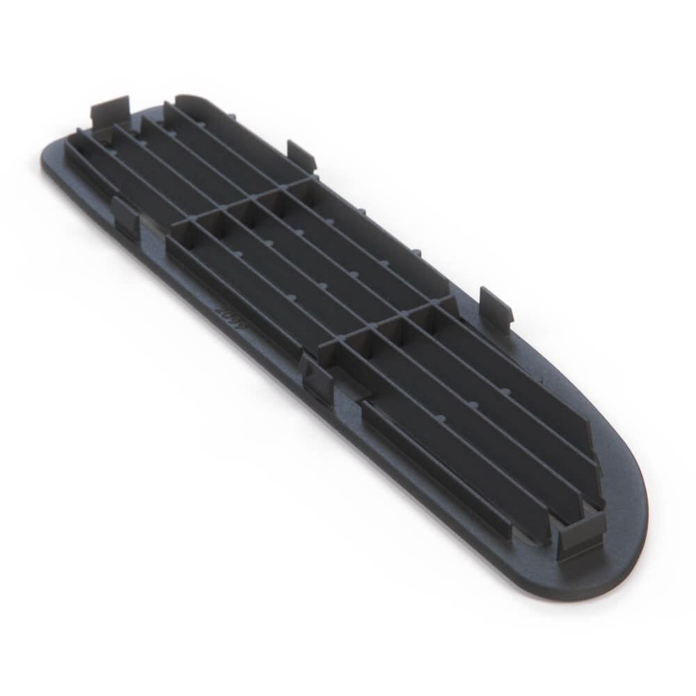 Volvo 850 850R Left Bumper Grille Trim Black (6817834) — view 2