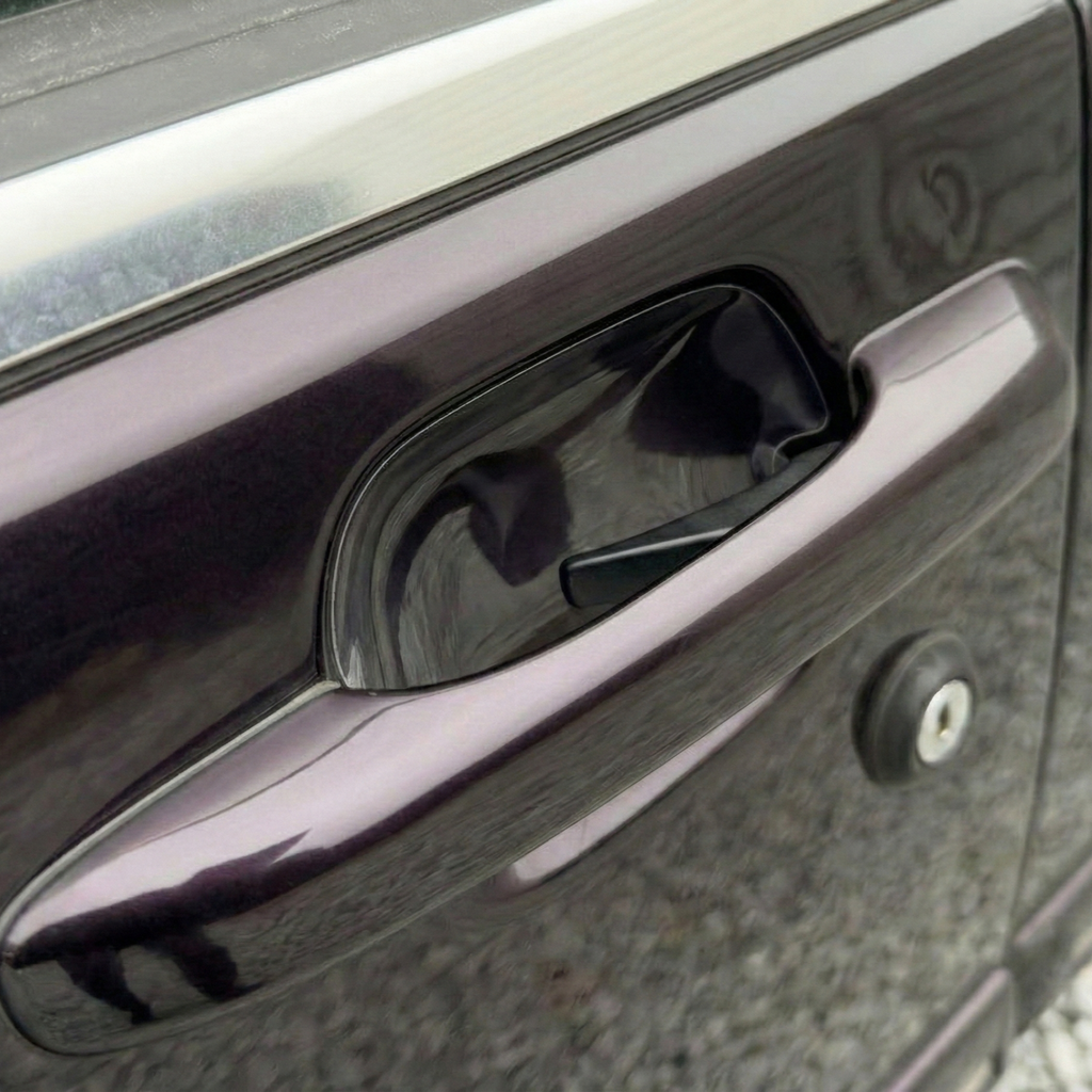 Volvo S90 V90 960 Door Handle Cup PPF Paint Protection Film Precut – Anti-scratch Foil — view 2