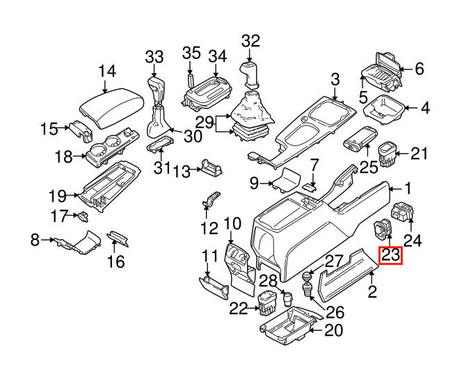 Volvo S40 C70 S70 V70 XC70 Mirror Switch Control Button Black (9148959) — view 4