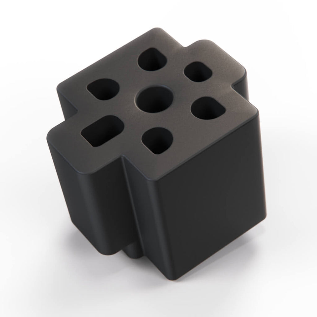 Volvo S60 S80 V70 XC70 Upper Engine Mount Bushing Black (30680770) — view 4