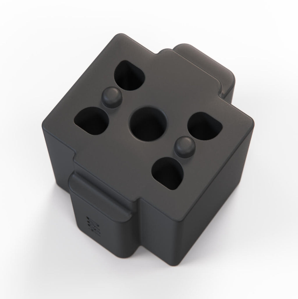Volvo S60 S80 V70 XC70 Upper Engine Mount Bushing Black (30680770) — view 3