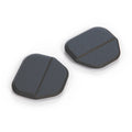 Volvo S70 Front Door Handle Inner Trim Screw Cover Set of 2 Black (6806030)