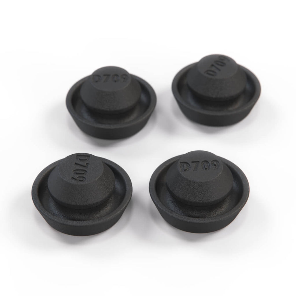Volvo V70 XC90 Tailgate Rubber Plug Set of 4 Black 981734 — view 4