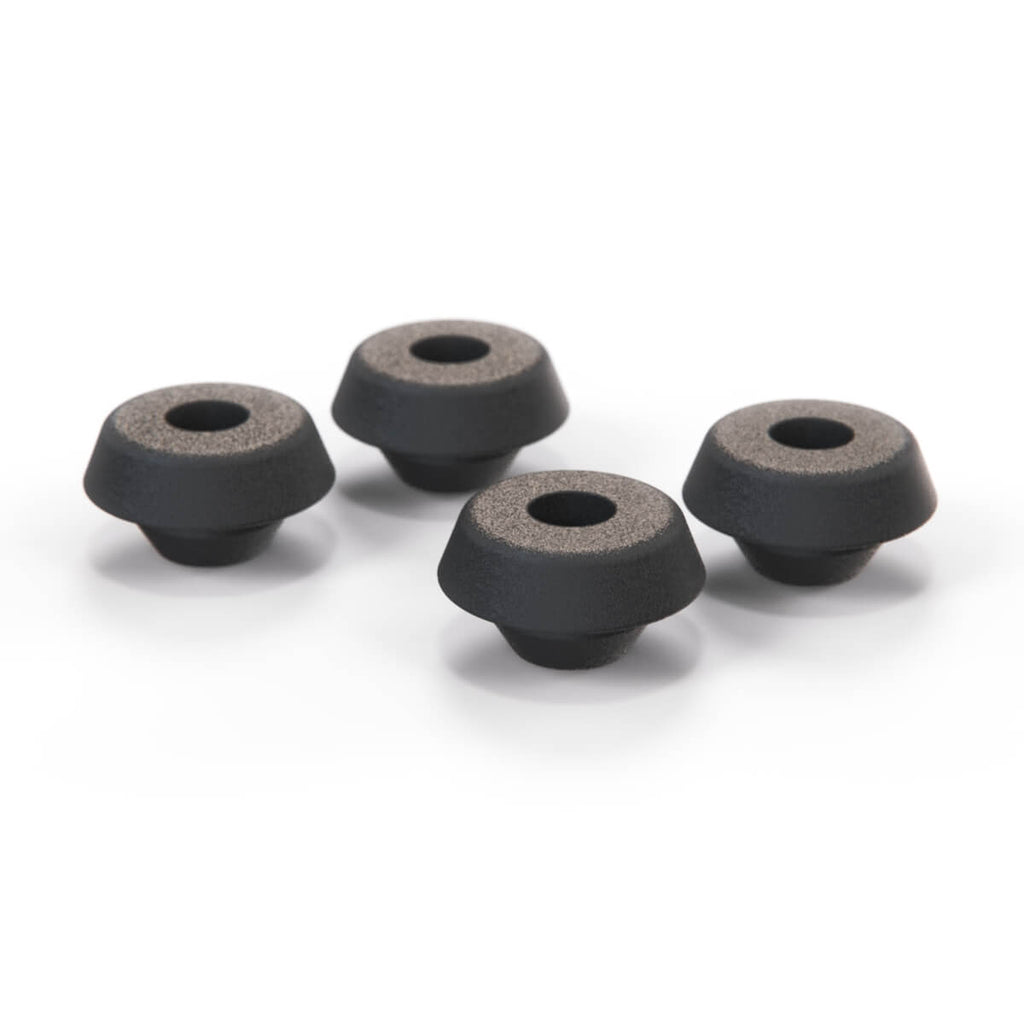 Volvo V70 XC90 Tailgate Rubber Plug Set of 4 Black 981734 — view 2