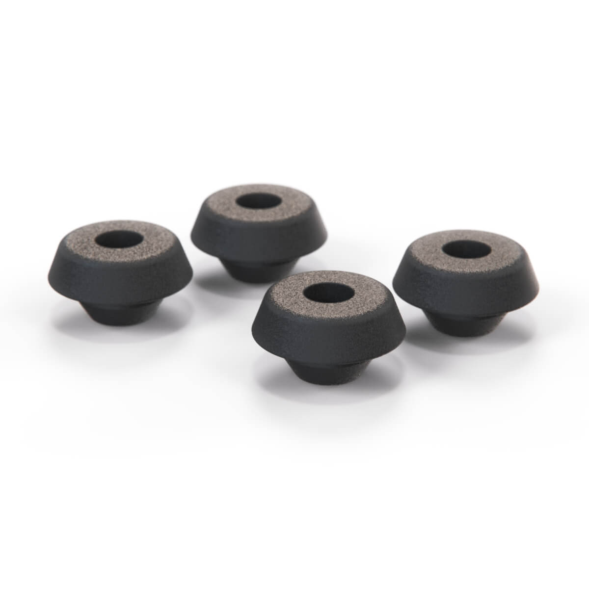 Volvo V70 XC90 Tailgate Rubber Plug Set of 4 Black 981734 — view 2