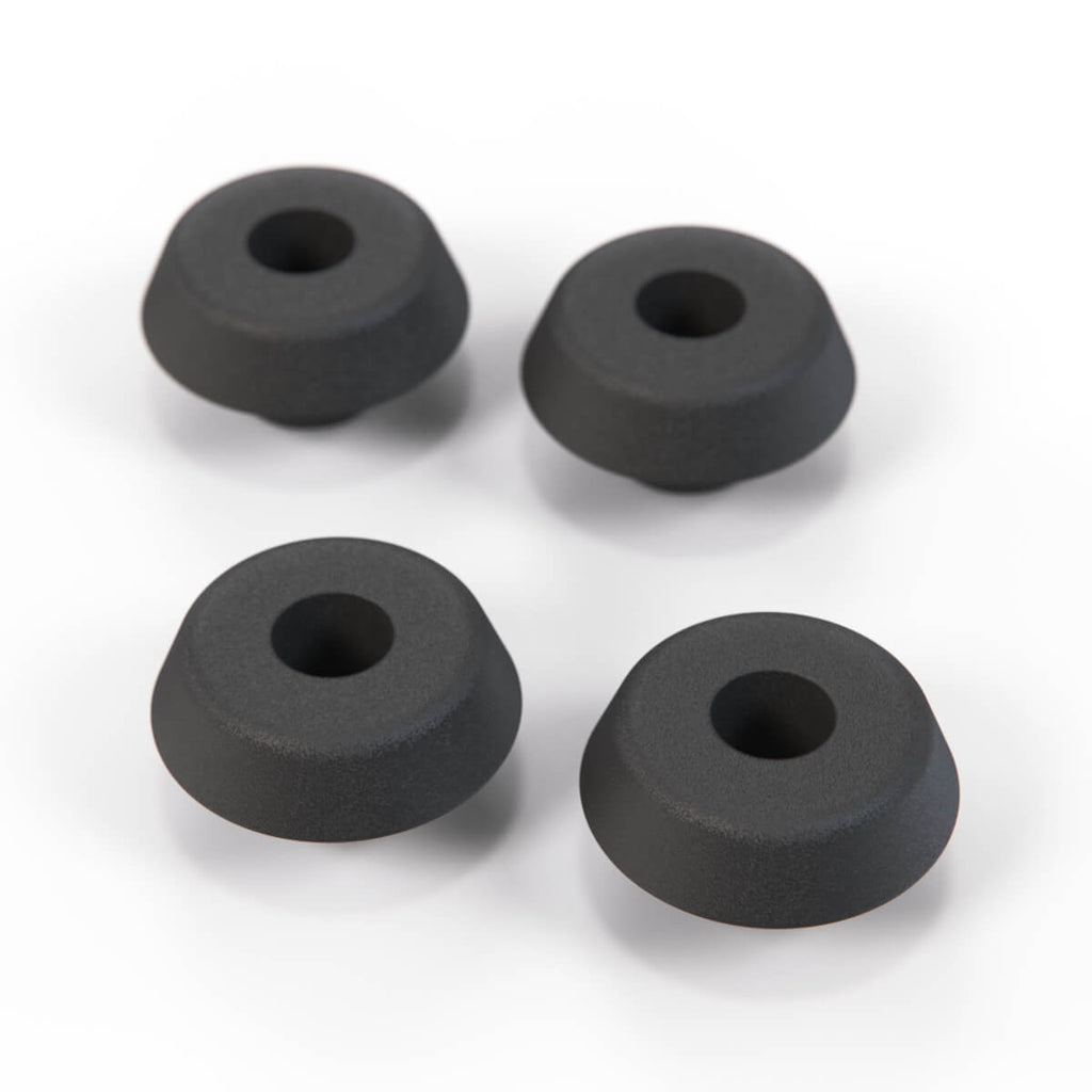 Volvo V70 XC90 Tailgate Rubber Plug Set of 4 Black 981734 — view 3