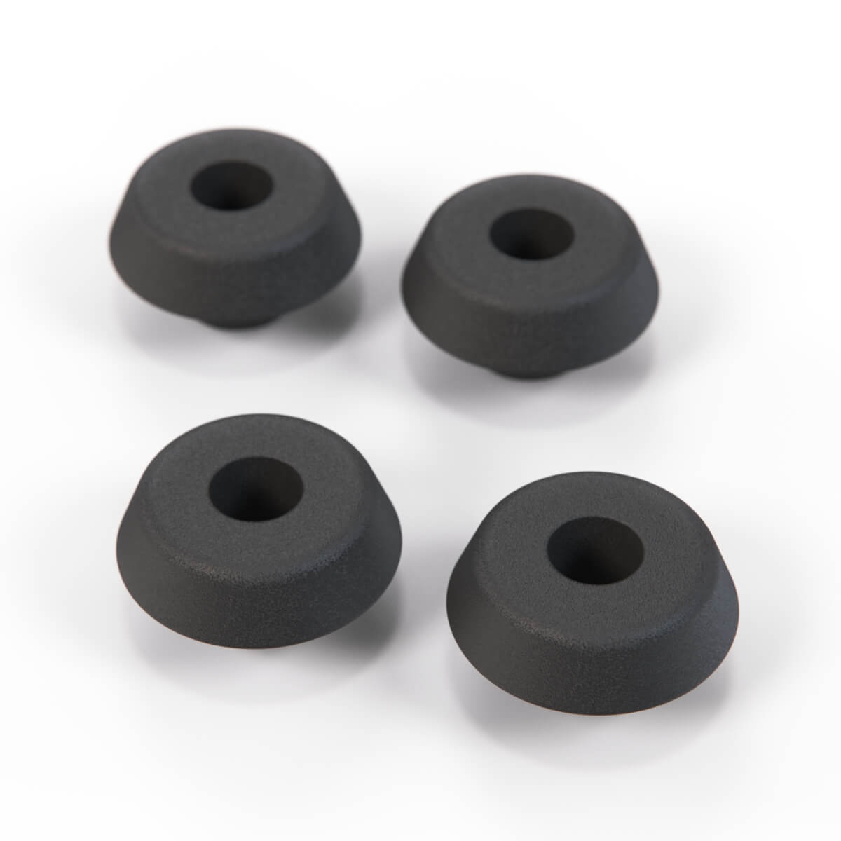 Volvo V70 XC90 Tailgate Rubber Plug Set of 4 Black 981734 — view 3