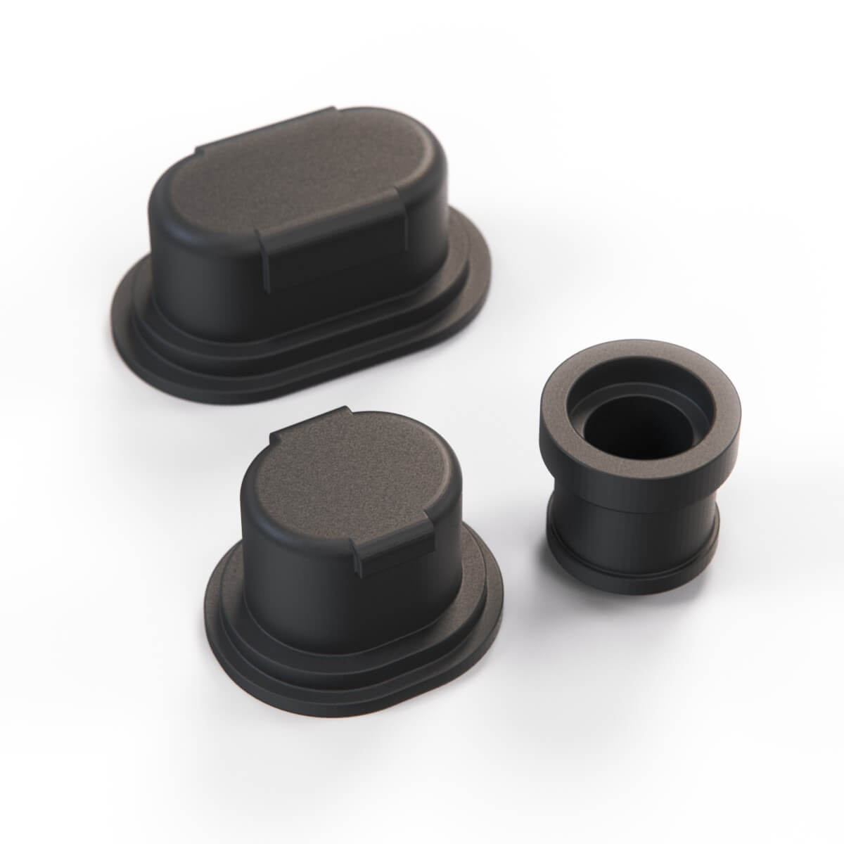 Volkswagen Bearing Bush Complete Set of 3 Black (811711597 / 823711593B) — view 2