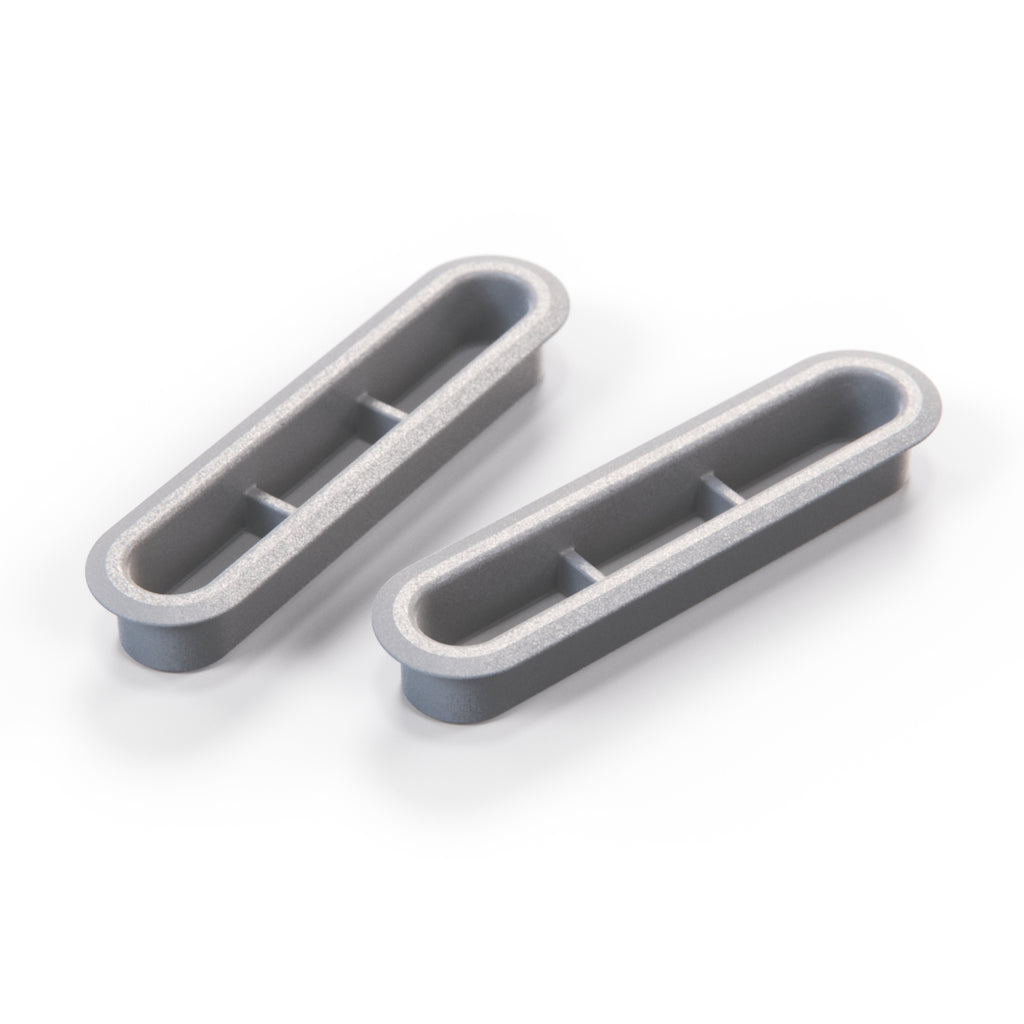 Volkswagen Beetle Rear Defrost Vent Trim Set of 2 Primed or Black (311819467) — view 2