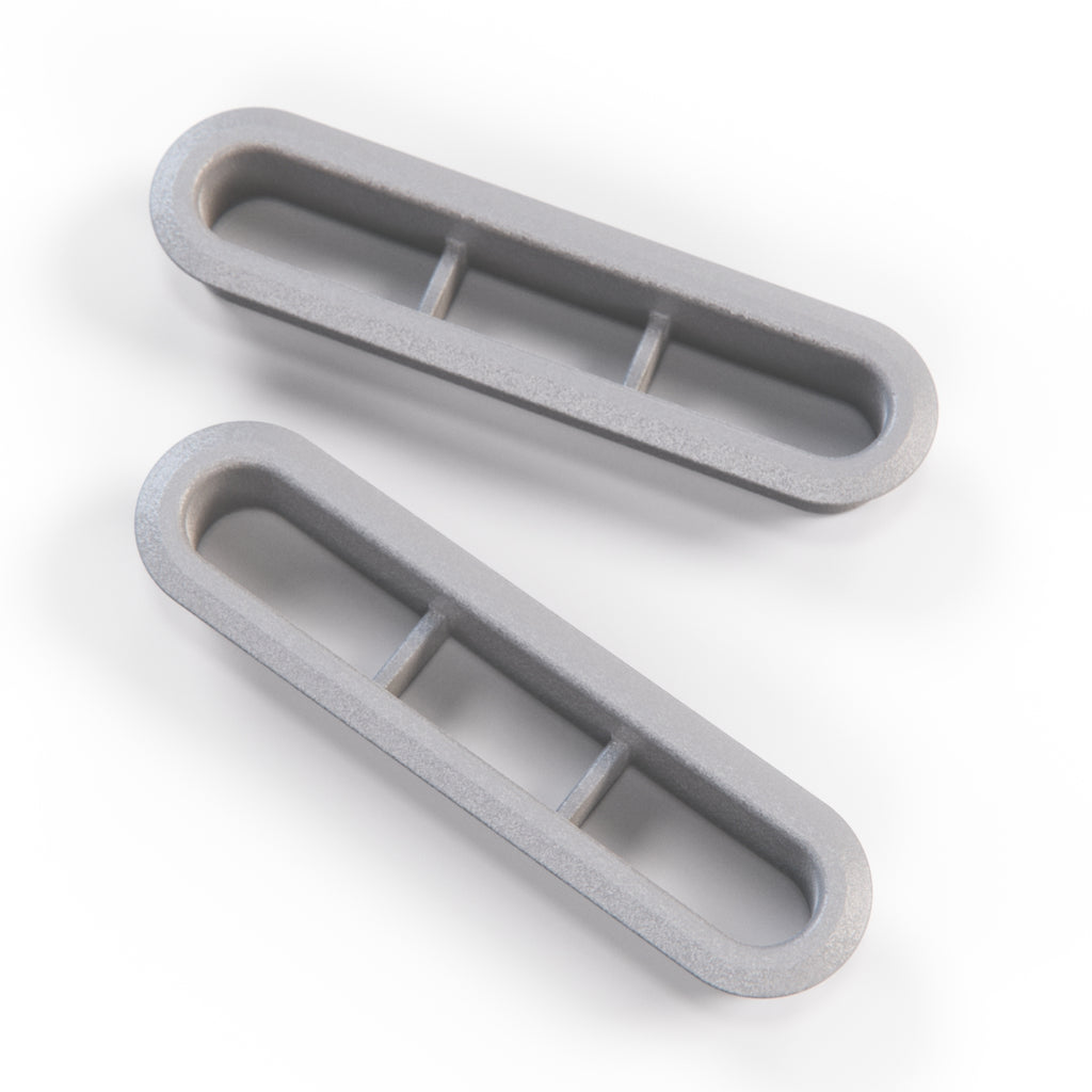 Volkswagen Beetle Rear Defrost Vent Trim Set of 2 Primed or Black (311819467) — view 5