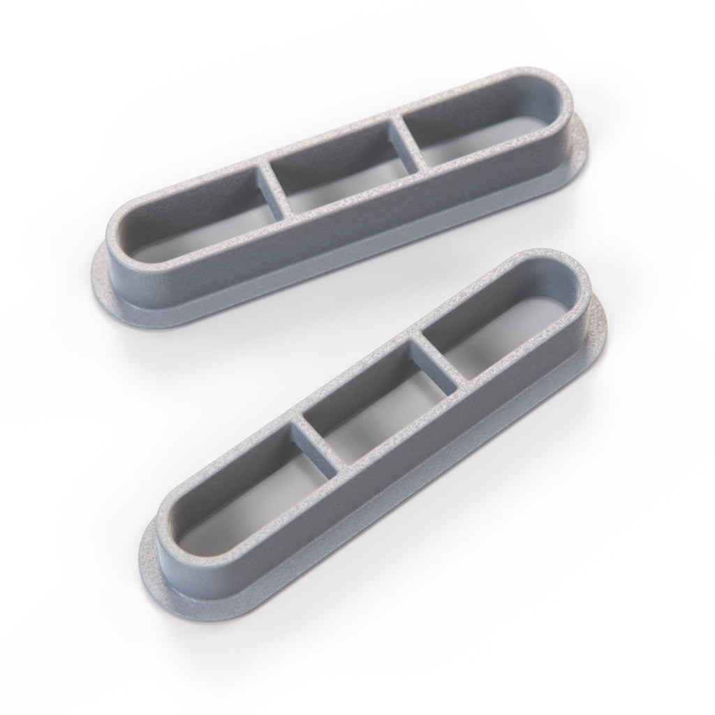 Volkswagen Beetle Rear Defrost Vent Trim Set of 2 Primed or Black (311819467) — view 6