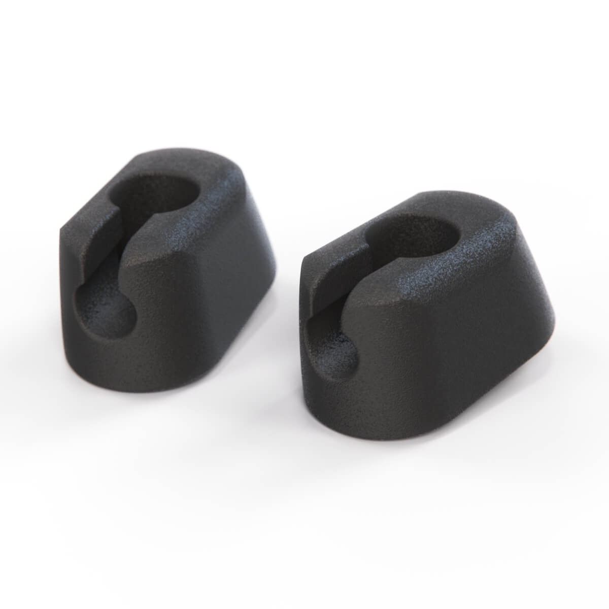 Volkswagen Beetle T2 Sun Visor Clip Set of 2 Black or Primed (111857561B)