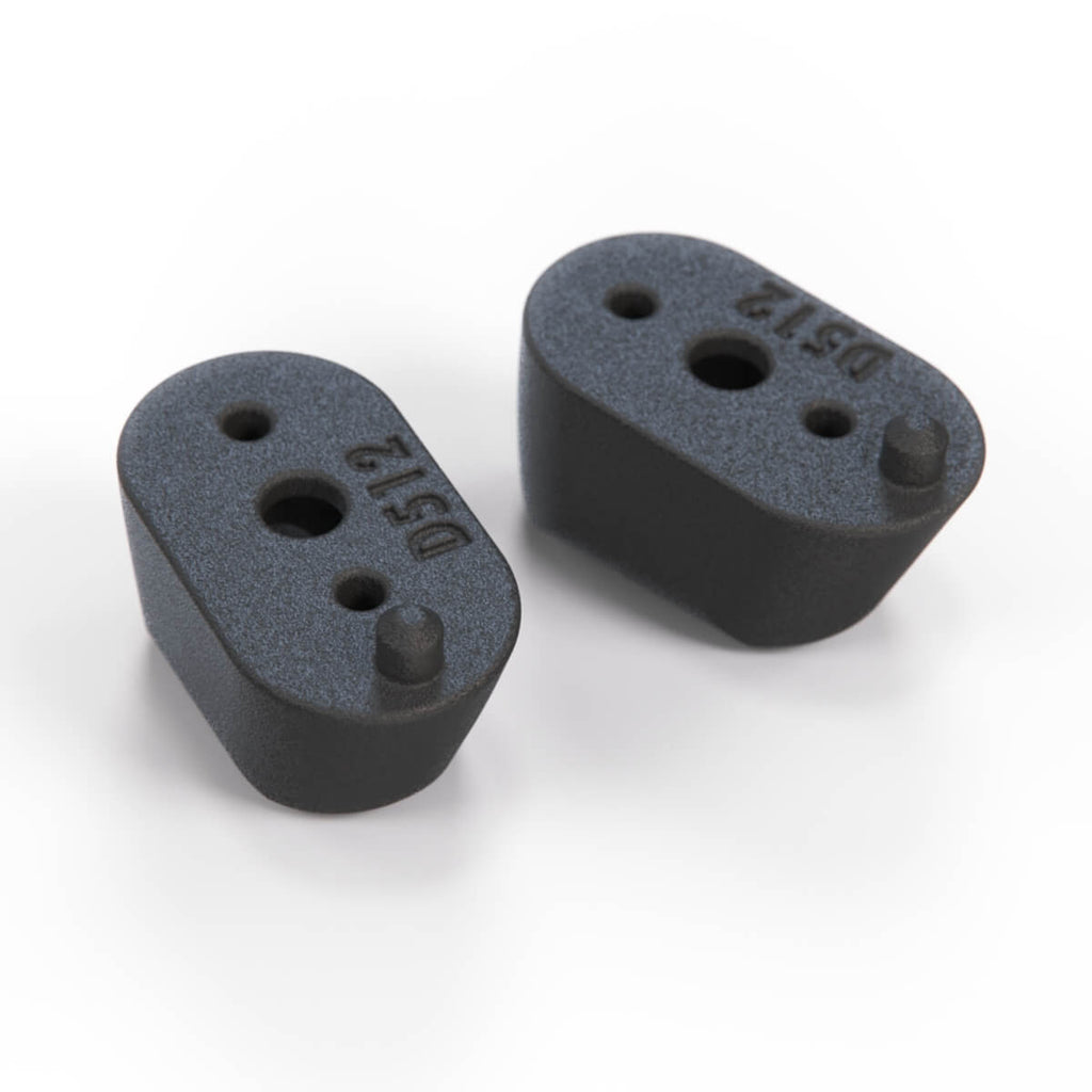 Volkswagen Beetle T2 Sun Visor Clip Set of 2 Black or Primed (111857561B) — view 4