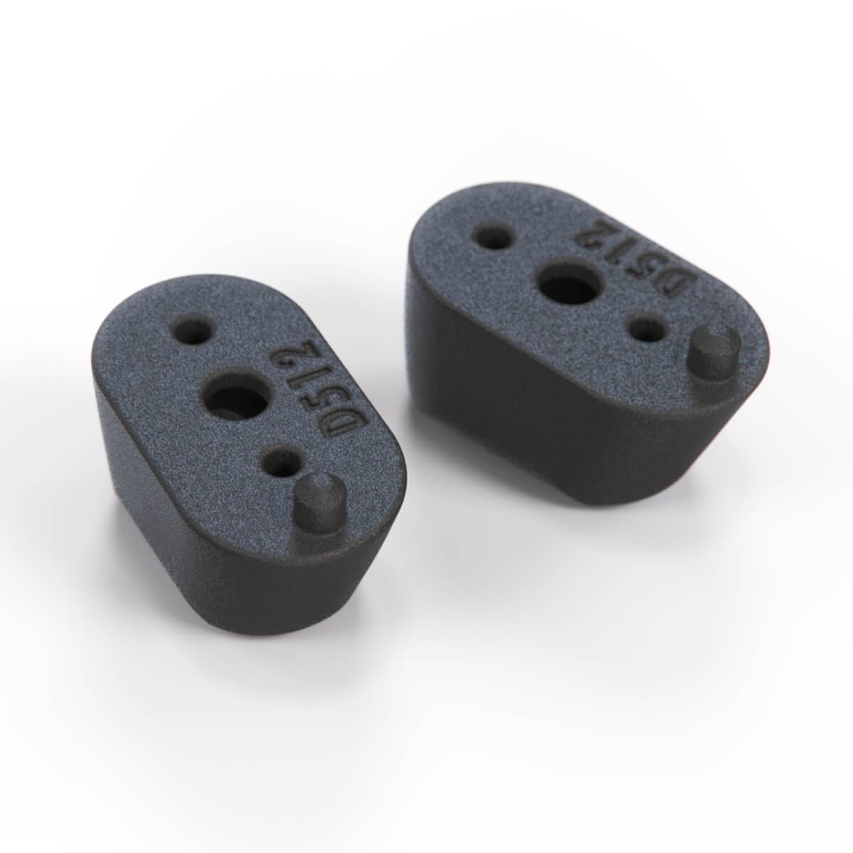 Volkswagen Beetle T2 Sun Visor Clip Set of 2 Black or Primed (111857561B) — view 4