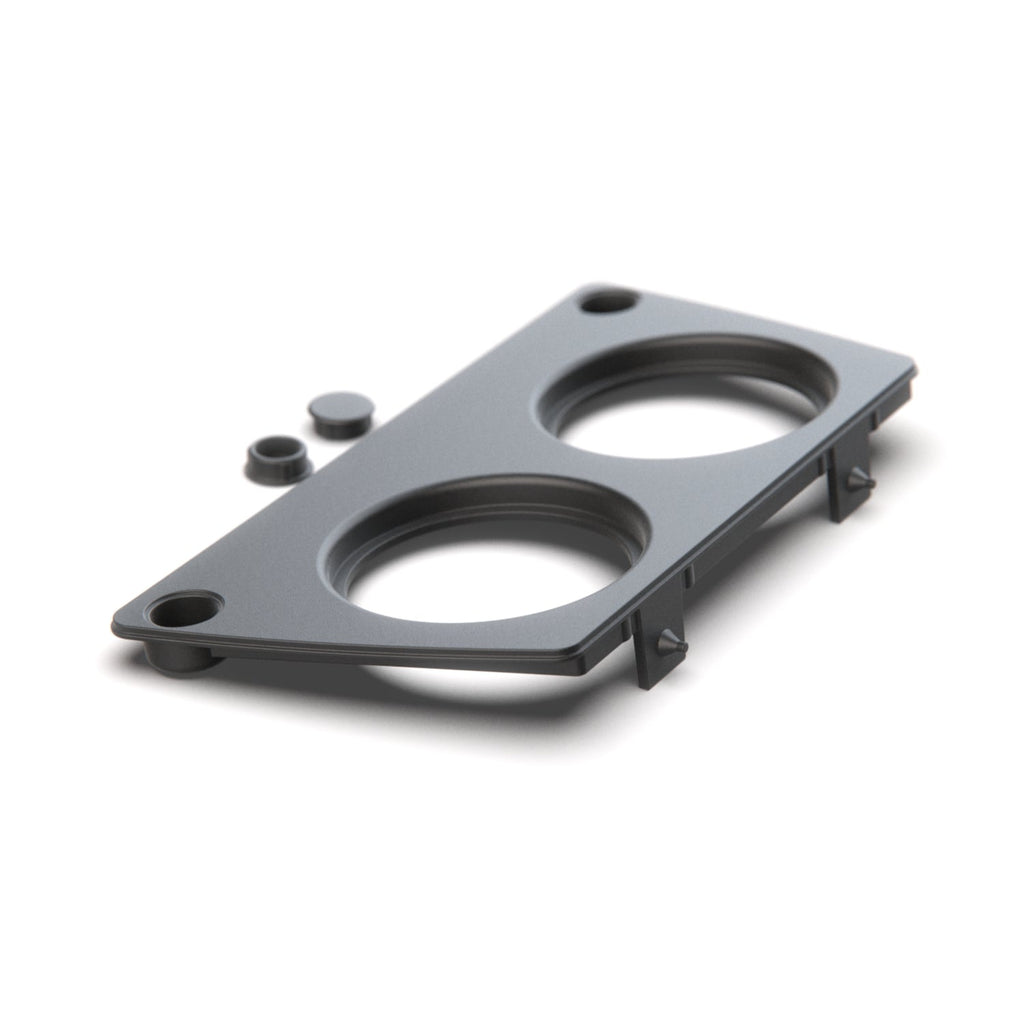 VW Corrado Center Gauge Panel Holder Black 535 858 203 — view 4
