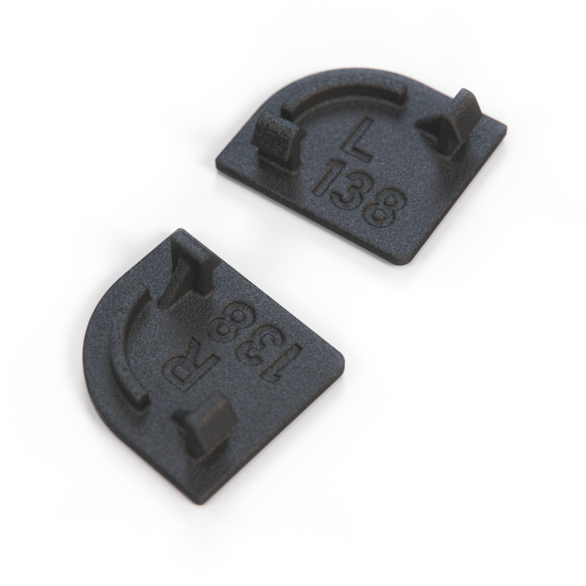 VW Corrado Instrument Cluster Screw Cover Cap Set Of 2 Black 535 858 507 01C & 535 858 508 01C — view 3