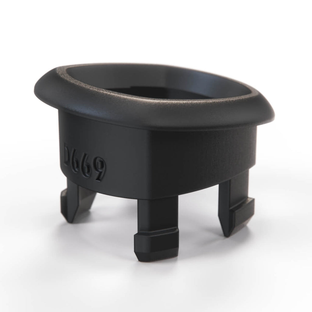 Volkswagen Golf Mk3 Handbrake Ring Bracket Black (1H0711336) — view 3