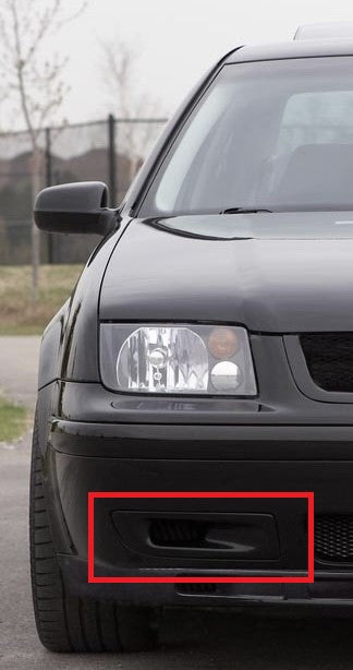 VW Golf MK4 Bora Bumper Grills Ducts Vents FK Style Primed Left Or Right — view 6